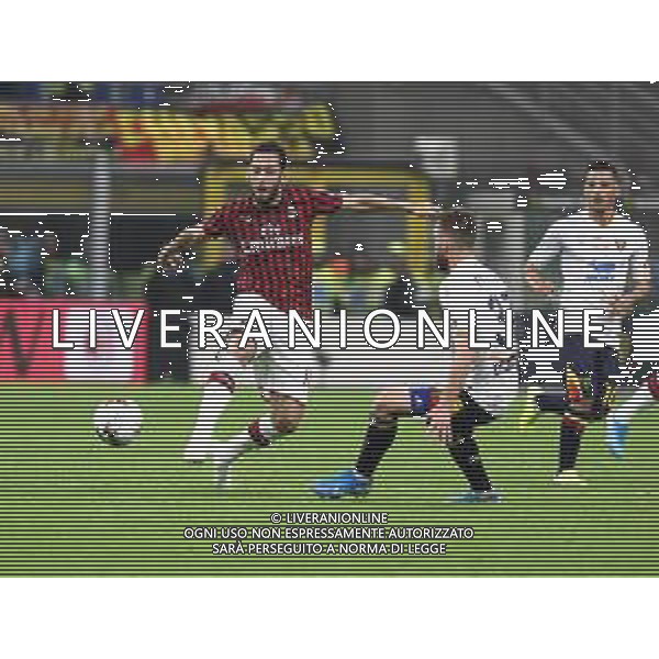 Milano 20-10-2019 Stadio Giuseppe Meazza San Siro Campionato Serie A TIM - 1° giornata Milan vs Lecce nella foto Hakan Calhanoglu foto Antonio Saia - Ag. Aldo Liverani sas