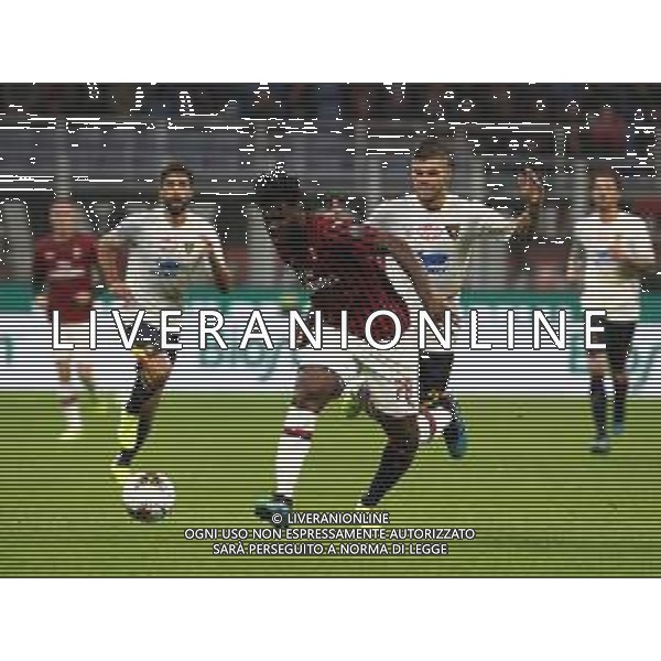 Milano 20-10-2019 Stadio Giuseppe Meazza San Siro Campionato Serie A TIM - 1° giornata Milan vs Lecce nella foto franck Kessie\' e Calderoni foto Antonio Saia - Ag. Aldo Liverani sas
