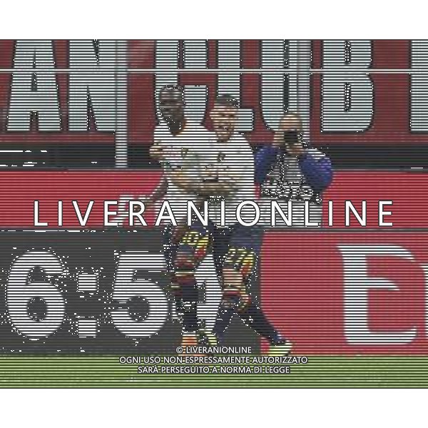 Milano 20-10-2019 Stadio Giuseppe Meazza San Siro Campionato Serie A TIM - 1° giornata Milan vs Lecce nella foto esultanza dopo il gol di Babacar foto Antonio Saia - Ag. Aldo Liverani sas