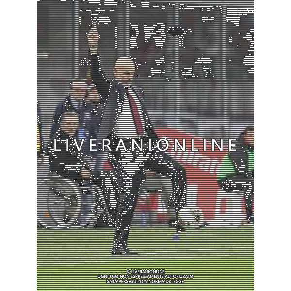 Milano 20-10-2019 Stadio Giuseppe Meazza San Siro Campionato Serie A TIM - 1° giornata Milan vs Lecce nella foto pioli stefano foto Antonio Saia - Ag. Aldo Liverani sas