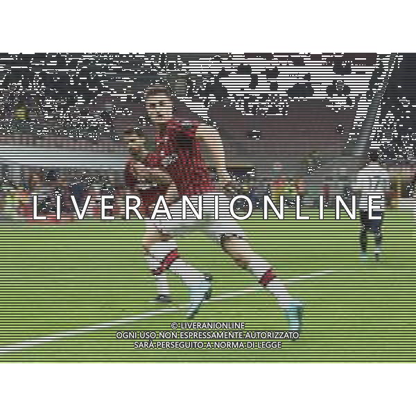 Milano 20-10-2019 Stadio Giuseppe Meazza San Siro Campionato Serie A TIM - 1° giornata Milan vs Lecce nella foto Krzystof Piatek esultanza dopo il gol foto Antonio Saia - Ag. Aldo Liverani sas