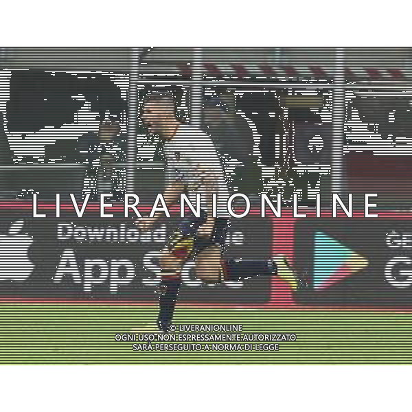 Milano 20-10-2019 Stadio Giuseppe Meazza San Siro Campionato Serie A TIM - 1° giornata Milan vs Lecce nella foto Calderoni esultanza dopo il gol del pareggio foto Antonio Saia - Ag. Aldo Liverani sas