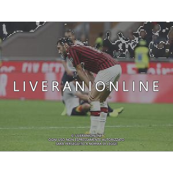Milano 20-10-2019 Stadio Giuseppe Meazza San Siro Campionato Serie A TIM - 1° giornata Milan vs Lecce nella foto la delusione del milan - Hakan Calhanoglu a fine gara foto Antonio Saia - Ag. Aldo Liverani sas