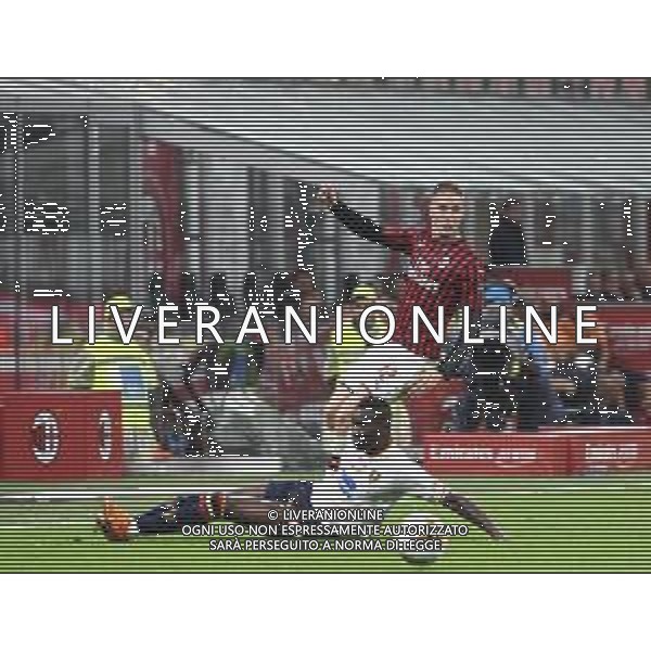 Milano 20-10-2019 Stadio Giuseppe Meazza San Siro Campionato Serie A TIM - 1° giornata Milan vs Lecce nella foto andrea Conti El Babacar foto Antonio Saia - Ag. Aldo Liverani sas