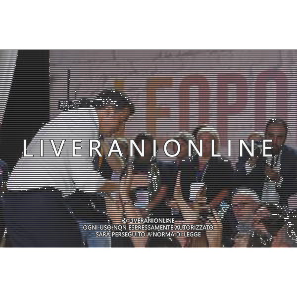 Firenze 20.10.2019 - Leopolda 10a Edizione Italia ventinove Presentazione del nuovo Partito di Matteo Renzi Italia Viva - nella foto: il senatore Matteo Renzi sul palco della Leopolda ©Claudio Zamagni/Agenzia Aldo Liverani