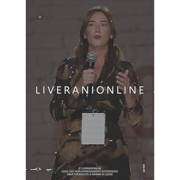 Firenze 20.10.2019 - Leopolda 10a Edizione Italia ventinove Presentazione del nuovo Partito di Matteo Renzi Italia Viva - nella foto: Maria Elena Boschi sul palco della leopolda ©Claudio Zamagni/Agenzia Aldo Liverani
