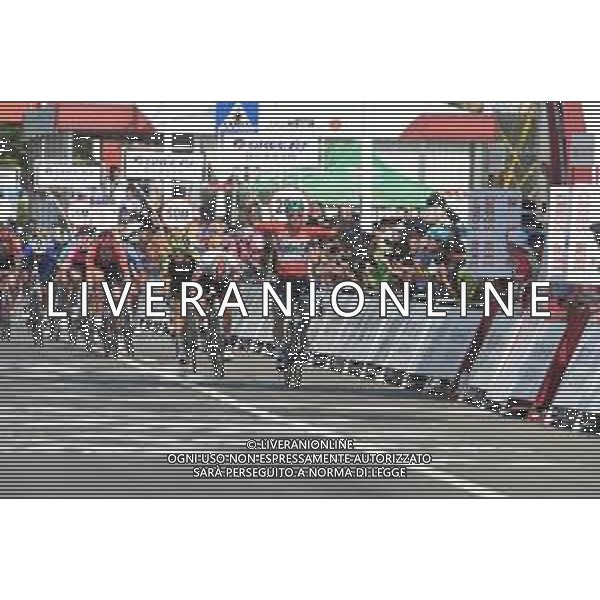 19-10-2019 Tour Of Guangxi; Tappa 03 Nanning - Nanning; 2019, Bora - Hansgrohe; 2019, Uae - Emirates; 2019, Mitchelton - Scott; Ackermann, Pascal; Riabushenko, Aleksandr; Trentin, Matteo; Nanning; FOTO STEFANO SIROTTI-AG ALDO LIVERANI SAS