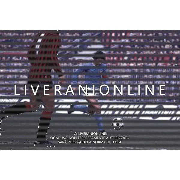 RETROSPETTIVA ANTONIO JULIANO CALCIATORE E DIRIGENTE SPORTIVO NELLA FOTO ANTONIO JULIANO CON LA MAGLIA DEL NAPOLI CALCIO AG ALDO LIVERANI SAS