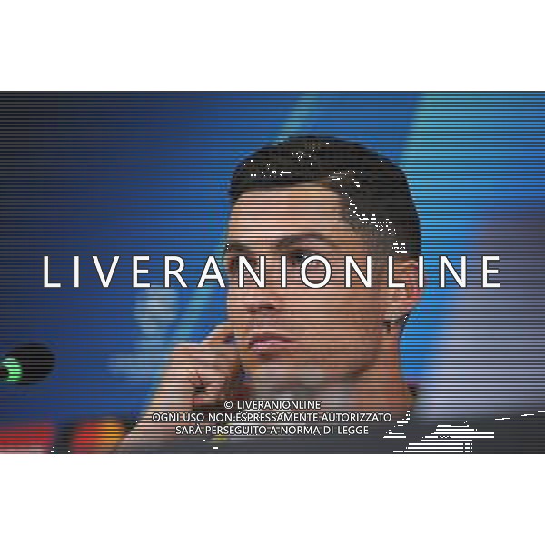 Torino 21.10.2019 Allianz Stadium Conferenza stampa champions league Juventus vs Lokomotiv Mosca ©Viganti/Agenzia Aldo Liverani Nella foto: cristiano ronaldo ©/AGENZIA ALDO LIVERANI Sas