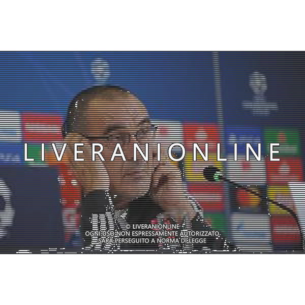 Torino 21.10.2019 Allianz Stadium Conferenza stampa champions league Juventus vs Lokomotiv Mosca ©Viganti/Agenzia Aldo Liverani Nella foto: maurizio sarri ©/AGENZIA ALDO LIVERANI Sas