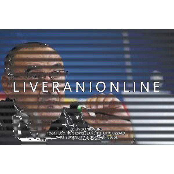 Torino 21.10.2019 Allianz Stadium Conferenza stampa champions league Juventus vs Lokomotiv Mosca ©Viganti/Agenzia Aldo Liverani Nella foto: maurizio sarri ©/AGENZIA ALDO LIVERANI Sas