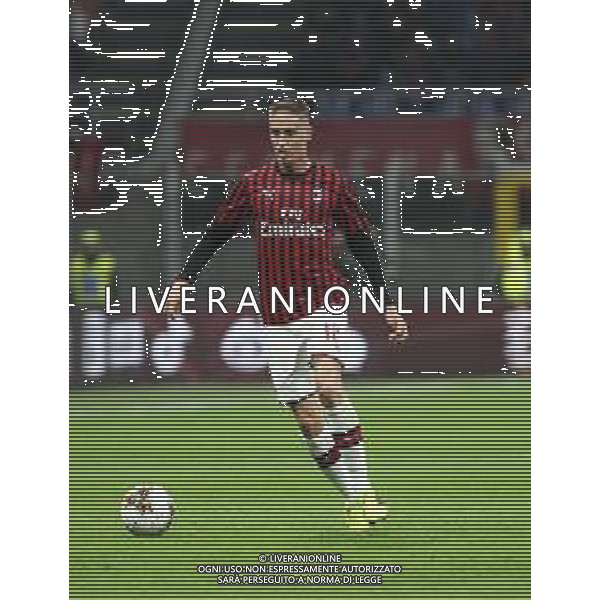 Milano 20-10-2019 Stadio Giuseppe Meazza San Siro Campionato Serie A TIM - 1° giornata Milan vs Lecce nella foto Andrea Conti foto Antonio Saia - Ag. Aldo Liverani sas