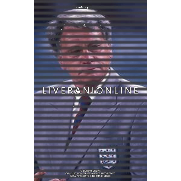 RETROSPETTIVA BOBBY ROBSON ALLENATORE NELLA FOTO BOBBY ROBSON ALLENATORE NAZIONALE INGHILTERRA AG ALDO LIVERANI SAS