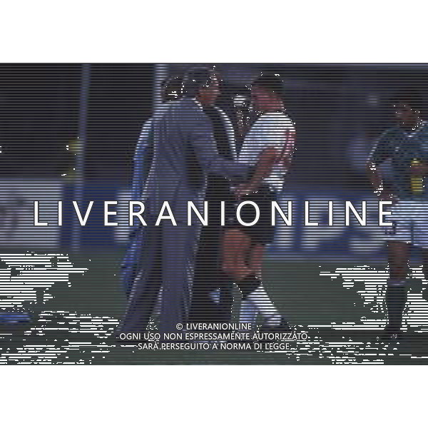 RETROSPETTIVA BOBBY ROBSON ALLENATORE NELLA FOTO BOBBY ROBSON ALLENATORE NAZIONALE INGHILTERRA CON PAUL GASCOIGNE AG ALDO LIVERANI SAS