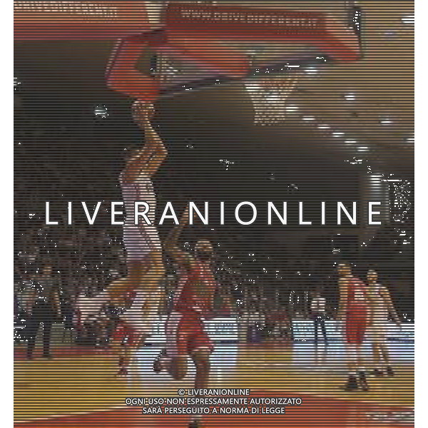 Grissin Bon REGGIANA - PISTOIA CAMPIONATO LEGA BASKET SERIE A - REGGIO EMILIA 20.10.2019 NELLA FOTO CONTRASTO SOTTO CANESTRO ©/AGENZIA ALDO LIVERANI Sas