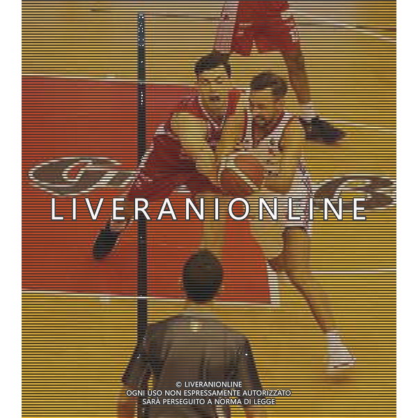 Grissin Bon REGGIANA - PISTOIA CAMPIONATO LEGA BASKET SERIE A - REGGIO EMILIA 20.10.2019 NELLA FOTO BRANDT ANGUS E GIUSEPPE POETA ©/AGENZIA ALDO LIVERANI Sas