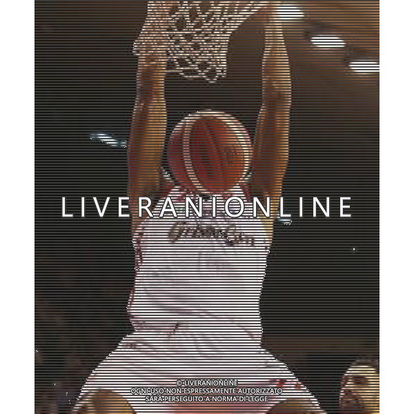 Grissin Bon REGGIANA - PISTOIA CAMPIONATO LEGA BASKET SERIE A - REGGIO EMILIA 20.10.2019 NELLA FOTO JOSH OWENS A CANESTRO ©/AGENZIA ALDO LIVERANI Sas