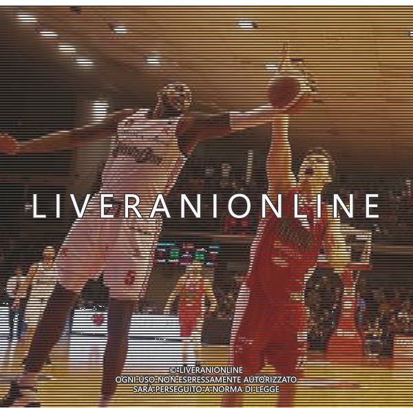 Grissin Bon REGGIANA - PISTOIA CAMPIONATO LEGA BASKET SERIE A - REGGIO EMILIA 20.10.2019 NELLA FOTO DERERK PARDON E ANGUS BRANDT ©/AGENZIA ALDO LIVERANI Sas