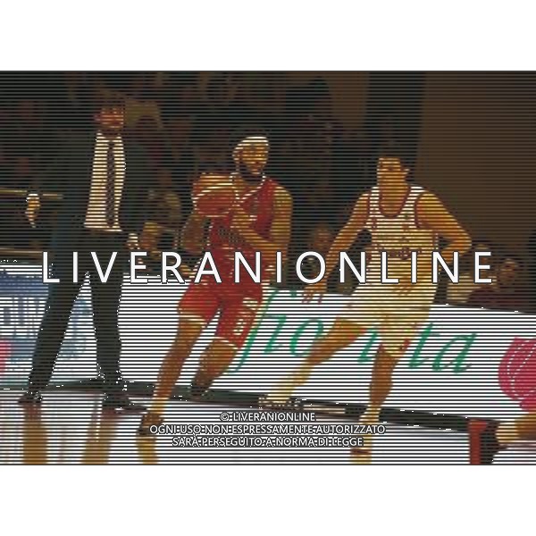 Grissin Bon REGGIANA - PISTOIA CAMPIONATO LEGA BASKET SERIE A - REGGIO EMILIA 20.10.2019 NELLA FOTO TERRAN PETTEWAY E SIMONE FONTECCHIO ©/AGENZIA ALDO LIVERANI Sas