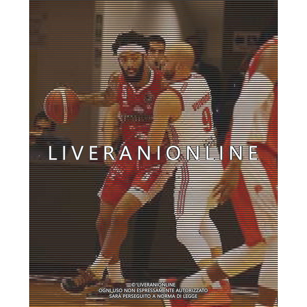 Grissin Bon REGGIANA - PISTOIA CAMPIONATO LEGA BASKET SERIE A - REGGIO EMILIA 20.10.2019 NELLA FOTO TERRAN PETTEWAY E DAVID VOJVODA ©/AGENZIA ALDO LIVERANI Sas