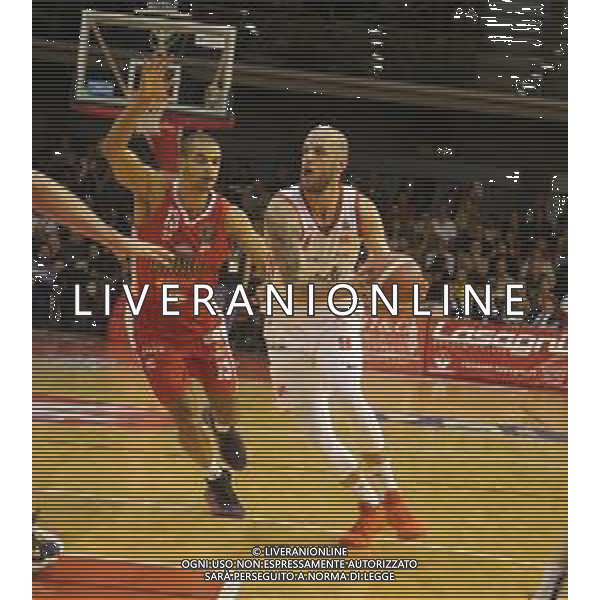 Grissin Bon REGGIANA - PISTOIA CAMPIONATO LEGA BASKET SERIE A - REGGIO EMILIA 20.10.2019 NELLA FOTO SALUMU JEAN E DAVID VOJVODA ©/AGENZIA ALDO LIVERANI Sas