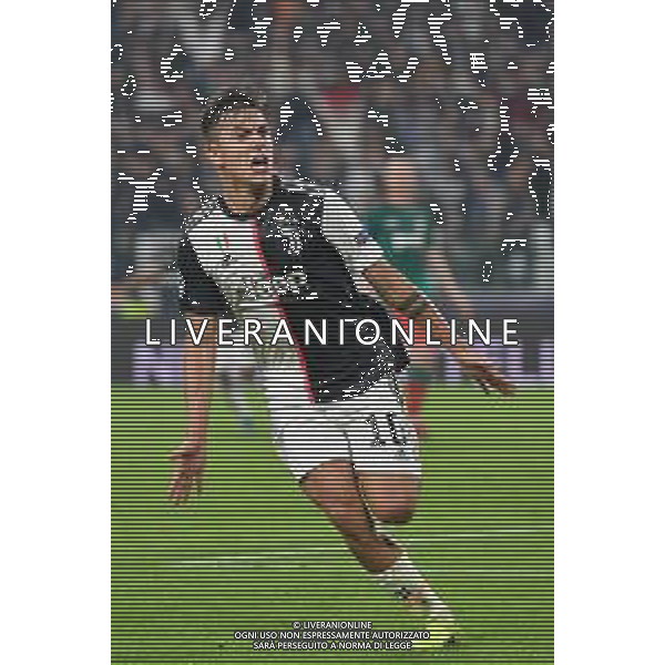 Torino 22.10.2019 Stadio Allianz Stadium Juventus vs Lokomotiv Mosca Gruppo D Giornata 3 di 6 ©Falzone/Agenzia Aldo Liverani Nella foto : Esultanza dopo il secondo gol di Paulo Dybala ©/AGENZIA ALDO LIVERANI Sas