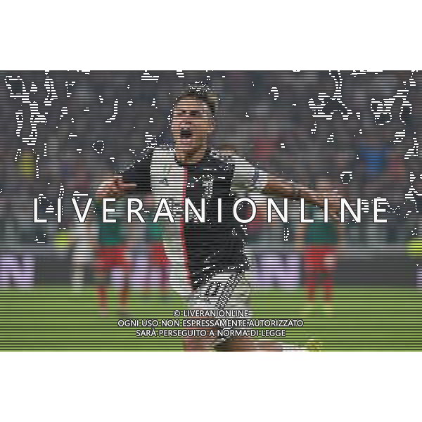 Torino 22.10.2019 Stadio Allianz Stadium Juventus vs Lokomotiv Mosca Gruppo D Giornata 3 di 6 ©Falzone/Agenzia Aldo Liverani Nella foto : Esultanza dopo il secondo gol di Paulo Dybala ©/AGENZIA ALDO LIVERANI Sas