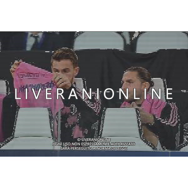 Torino 22.10.2019 Stadio Allianz Stadium Juventus vs Lokomotiv Mosca Gruppo D Giornata 3 di 6 ©Falzone/Agenzia Aldo Liverani Nella foto : Daniele Rugani-Adrien Rabiot