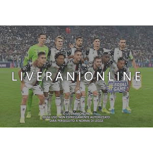 Torino 22.10.2019 Stadio Allianz Stadium Juventus vs Lokomotiv Mosca Gruppo D Giornata 3 di 6 ©Falzone/Agenzia Aldo Liverani Nella foto : Formazione Juventus-Wojciech Szczęsny-Matthijs de Ligt-Sami Khedira-Cristiano Ronaldo-Leonardo Bonucci-Accosciati:Paulo Dybala-Juan Cuadrado-Rodrigo Bentancur-Miralem Pjanic-Blaise Matuidi-Alex Sandro