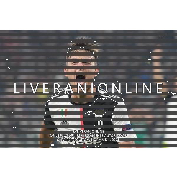 Torino 22.10.2019 Stadio Allianz Stadium Juventus vs Lokomotiv Mosca Gruppo D Giornata 3 di 6 ©Falzone/Agenzia Aldo Liverani Nella foto : Esultanza gol di Paulo Dybala