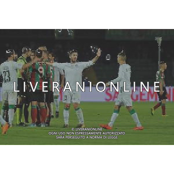 Ternana vs Avellino Campionato Serie C - 10 giornata Stadio Libero Liberati nella foto Esultanza fine gara Avellino ©Federico Gaetano/AGENZIA ALDO LIVERANI Sas