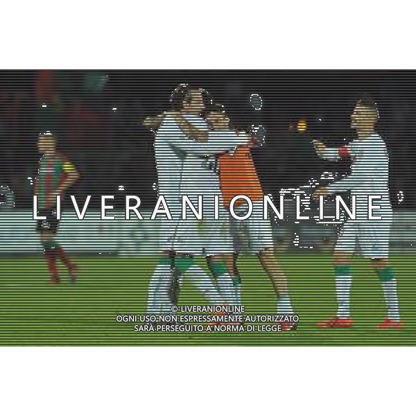 Ternana vs Avellino Campionato Serie C - 10 giornata Stadio Libero Liberati nella foto Esultanza fine gara Avellino ©Federico Gaetano/AGENZIA ALDO LIVERANI Sas