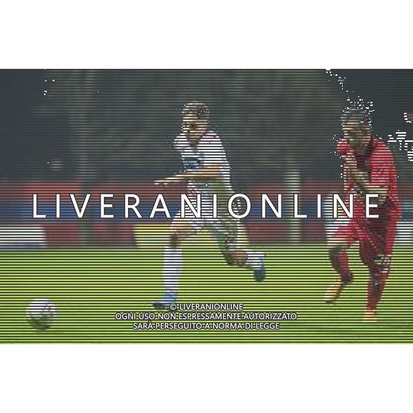Campionato Italiano di Calcio Serie C 2019/2020 Verona, Italia 23/10/2019 Virtus Verona Vs Ravenna Nella foto: Davide Grassini e Daniel Onescu ©Davide Casentini/AGENZIA ALDO LIVERANI Sas