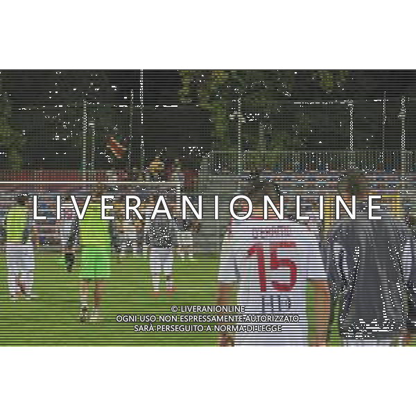 Campionato Italiano di Calcio Serie C 2019/2020 Verona, Italia 23/10/2019 Virtus Verona Vs Ravenna Nella foto: la delusione dei giocatori del Ravenna a fine partita sotto i tifosi giunti a Verona per sostenerli ©davide casentini/AGENZIA ALDO LIVERANI Sas