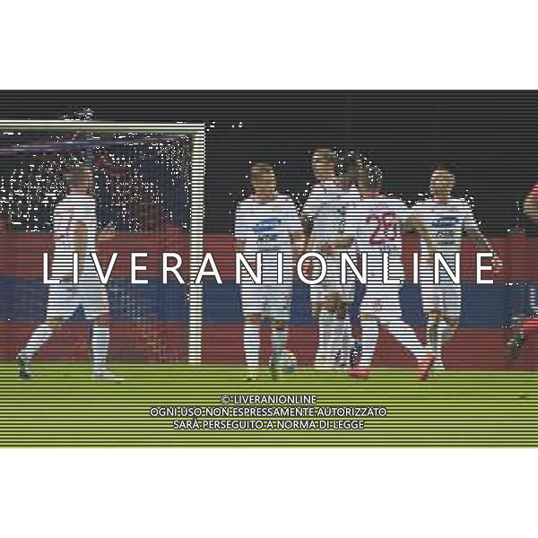 Campionato Italiano di Calcio Serie C 2019/2020 Verona, Italia 23/10/2019 Virtus Verona Vs Ravenna Nella foto: delusione giocatori Ravenna dopo il gol di Danti ©Davide Casentini/AGENZIA ALDO LIVERANI Sas