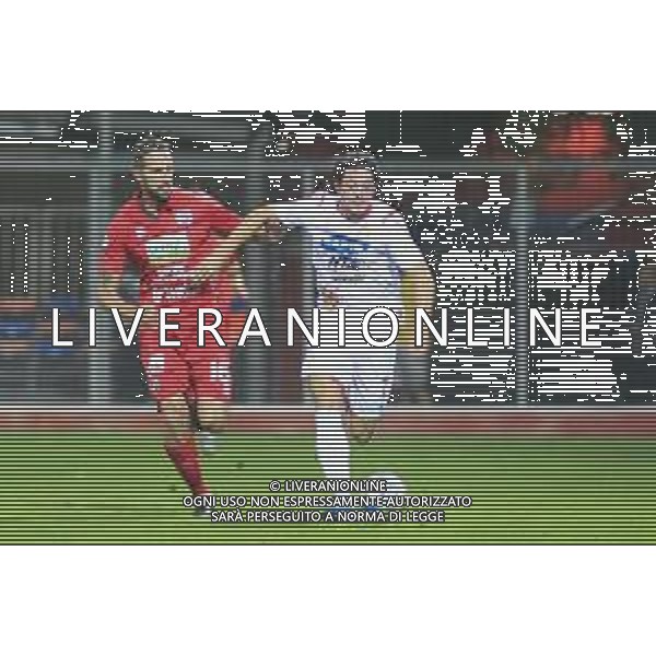 Campionato Italiano di Calcio Serie C 2019/2020 Verona, Italia 23/10/2019 Virtus Verona Vs Ravenna Nella foto: Ermes Purro contro Riccardo Cazzola ©Davide Casentini/AGENZIA ALDO LIVERANI Sas