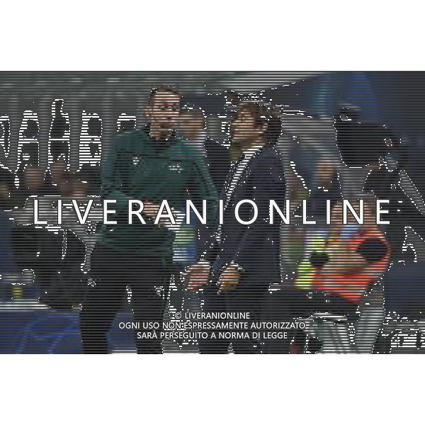 Milano 23-10-2019 Stadio Giuseppe Meazza - San Siro UEFA Champions League - fase a gironi 3° giornata gruppo F Inter vs Borussia Dortmund nella foto antonio Conte ripreso dal 4° ufficiale di gara Coote foto Roberto Garavaglia - ag. Aldo Liverani sas