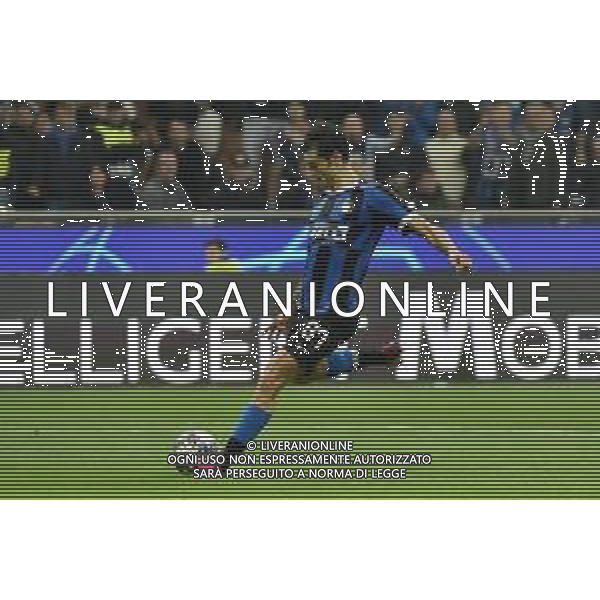 Milano 23-10-2019 Stadio Giuseppe Meazza - San Siro UEFA Champions League - fase a gironi 3° giornata gruppo F Inter vs Borussia Dortmund nella foto antonio Candreva segna ilgol del 2 a 0 Inter foto Roberto Garavaglia - ag. Aldo Liverani sas