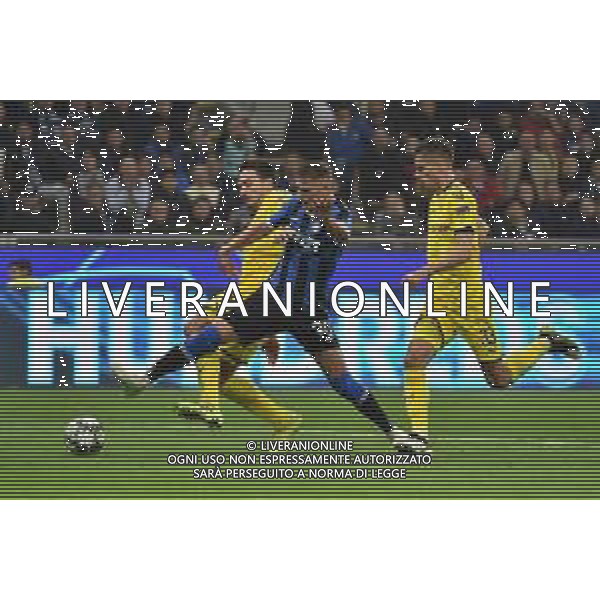 Milano 23-10-2019 Stadio Giuseppe Meazza - San Siro UEFA Champions League - fase a gironi 3° giornata gruppo F Inter vs Borussia Dortmund nella foto Hummels atterra sebastiano Esposito in area e l’arbitro concede il rigore all’Inter foto Roberto Garavaglia - ag. Aldo Liverani sas