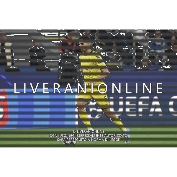 Milano 23-10-2019 Stadio Giuseppe Meazza - San Siro UEFA Champions League - fase a gironi 3° giornata gruppo F Inter vs Borussia Dortmund nella foto Achraf Hakimi (Borussia Dortmund) foto Roberto Garavaglia - ag. Aldo Liverani sas