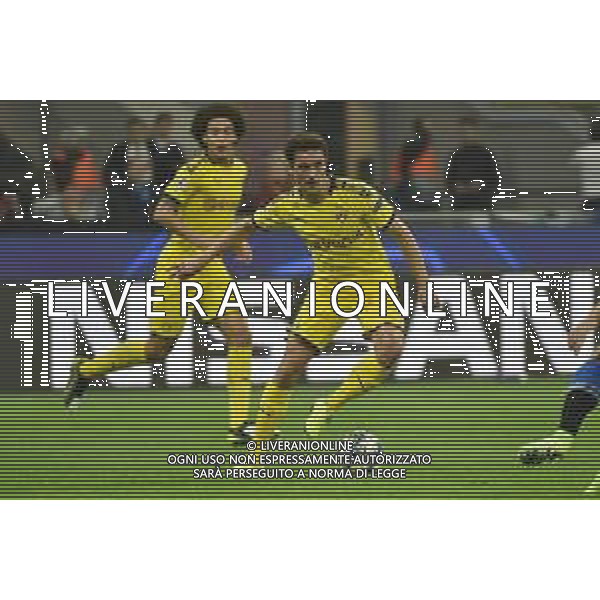 Milano 23-10-2019 Stadio Giuseppe Meazza - San Siro UEFA Champions League - fase a gironi 3° giornata gruppo F Inter vs Borussia Dortmund nella foto Thomas Delaney (Borussia Dortmund) e dietro Axel Witsel (Borussia Dortmund) foto Roberto Garavaglia - ag. Aldo Liverani sas