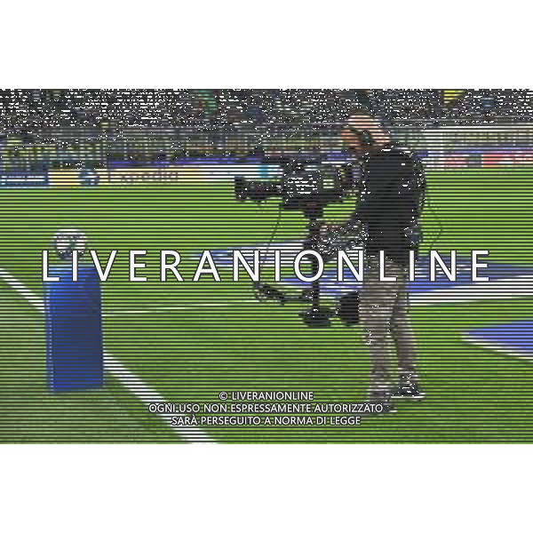 Milano 23-10-2019 Stadio Giuseppe Meazza - San Siro UEFA Champions League - fase a gironi 3° giornata gruppo F Inter vs Borussia Dortmund nella foto riprese TV diritti televisivi partite di calcio foto Roberto Garavaglia - ag. Aldo Liverani sas