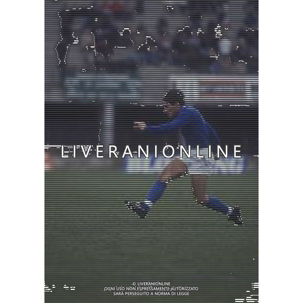 RETROSPETTIVA PAOLO BALDIERI CALCIATORE NELLA FOTO PAOLO BALDIERI AG ALDO LIVERANI SAS