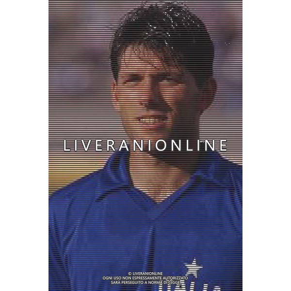 RETROSPETTIVA PAOLO BALDIERI CALCIATORE NELLA FOTO PAOLO BALDIERI CON LA MAGLIA DELLA NAZIONALE ITALIANA AG ALDO LIVERANI SAS
