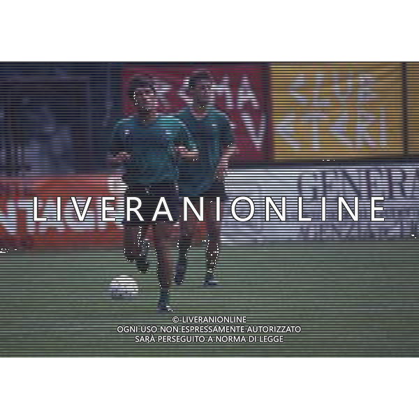 RETROSPETTIVA PAOLO BALDIERI CALCIATORE NELLA FOTO PAOLO BALDIERI CON LA MAGLIA DELLA ROMA CALCIO AG ALDO LIVERANI SAS