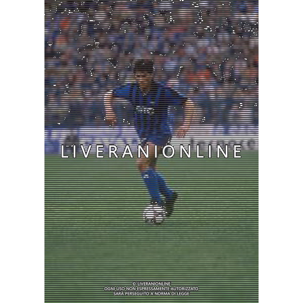 RETROSPETTIVA PAOLO BALDIERI CALCIATORE NELLA FOTO PAOLO BALDIERI CON LA MAGLIA DEL PISA CALCIO AG ALDO LIVERANI SAS