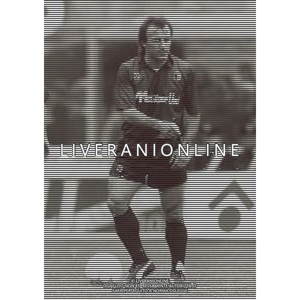 RETROSPETTIVA VILLA MATTEO CALCIATORE NELLA FOTO VILLA MATTEO CON LA MAGLIA DEL BOLOGNA CALCIO AG ALDO LIVERANI SAS