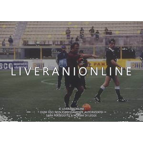 RETROSPETTIVA VILLA MATTEO CALCIATORE NELLA FOTO VILLA MATTEO CON LA MAGLIA DEL BOLOGNA CALCIO AG ALDO LIVERANI SAS