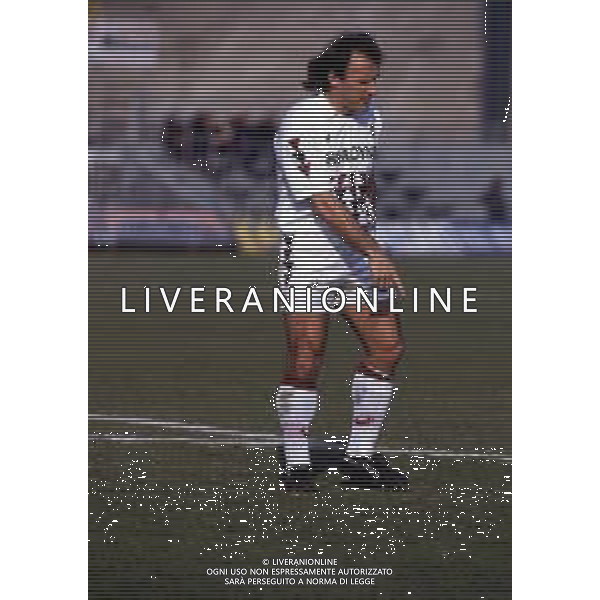 RETROSPETTIVA VILLA MATTEO CALCIATORE NELLA FOTO VILLA MATTEO CON LA MAGLIA DEL BOLOGNA CALCIO AG ALDO LIVERANI SAS