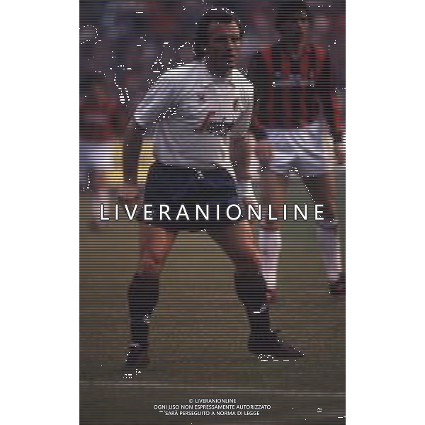 RETROSPETTIVA VILLA MATTEO CALCIATORE NELLA FOTO VILLA MATTEO CON LA MAGLIA DEL BOLOGNA CALCIO AG ALDO LIVERANI SAS